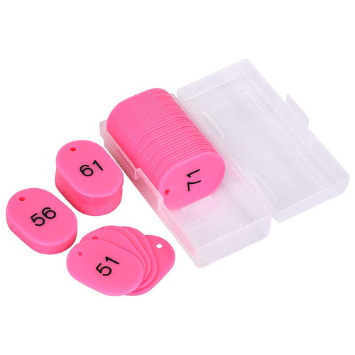 スチロール番号札大，51~100，桃，11812PNKの商品画像