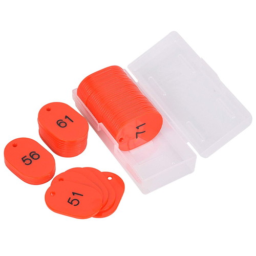 スチロール番号札大，51~100，赤，11812REDの商品画像
