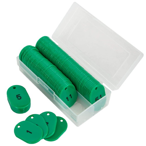 スチロール番号札小1~100，緑，11813GRNの商品画像