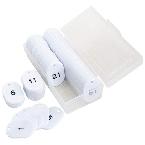 スチロール番号札小1~100，白，11813WHTの商品画像