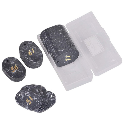 マーブル番号札(51~100)グレー，22806GRYの商品画像