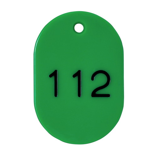 スチロール番号札大，101~150，緑，56802GRNの商品画像
