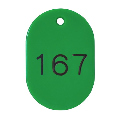 スチロール番号札大，151~200，緑，56803GRNの商品画像