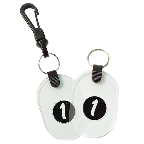 ツインチケット，1~10，透明，59222CLRの商品画像