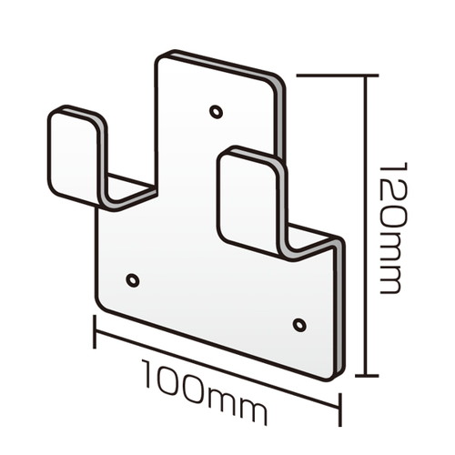 さすまた立て掛け用金具，50869-2*の商品画像