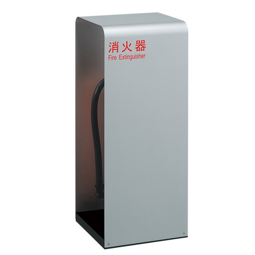 消火器ケース床置式ハイタイプ，シルバー，60112-2Sの商品画像