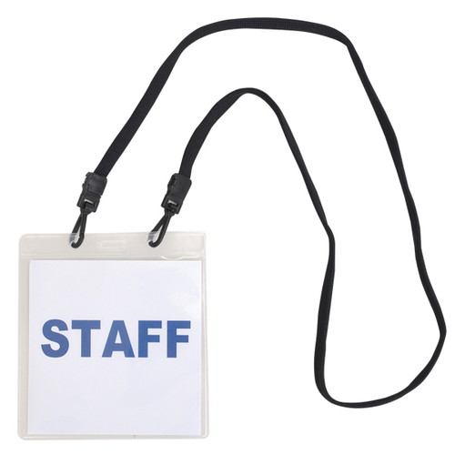 NEWフックストラップ名札2，ブラック，31277BLKの商品画像