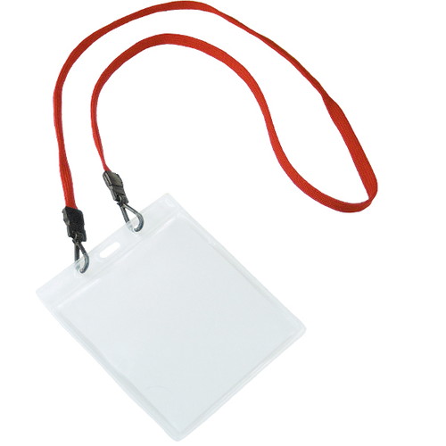 NEWフックストラップ名札2，レッド，31277REDの商品画像
