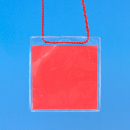 イベントパス(名刺タテ・ヨコ両用)，レッド，30075***の商品画像