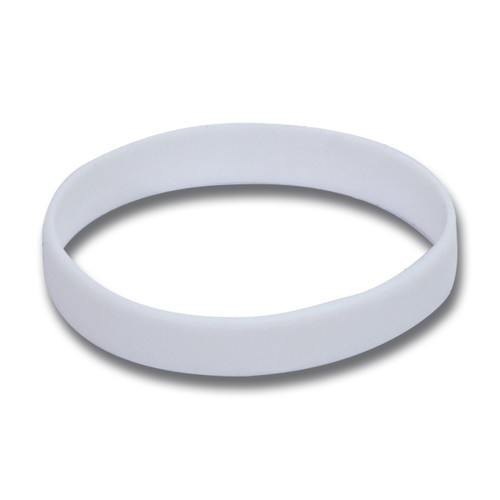 シリコンリストバンド，ホワイト，32039WHTの商品画像