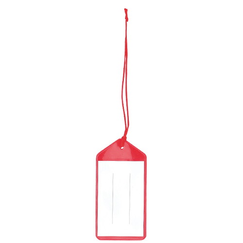 ネームタグ，レッド，W65×H130，11919REDの商品画像