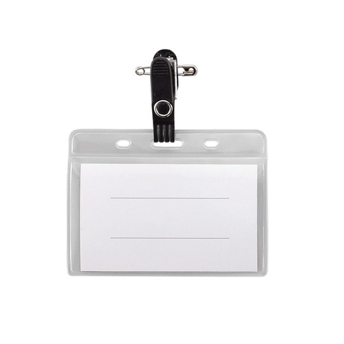 カラータッグ名札，横型，ブラック，30040***の商品画像