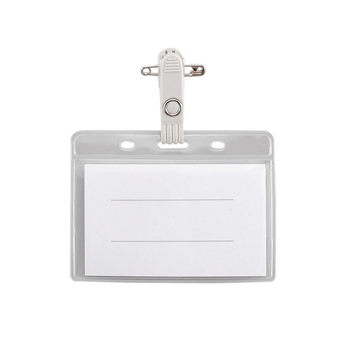 カラータッグ名札，横型，グレー，30042***の商品画像