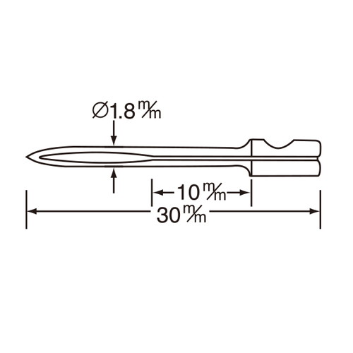 バノック303S用替針N-1(並)繊維用，09405***の商品画像