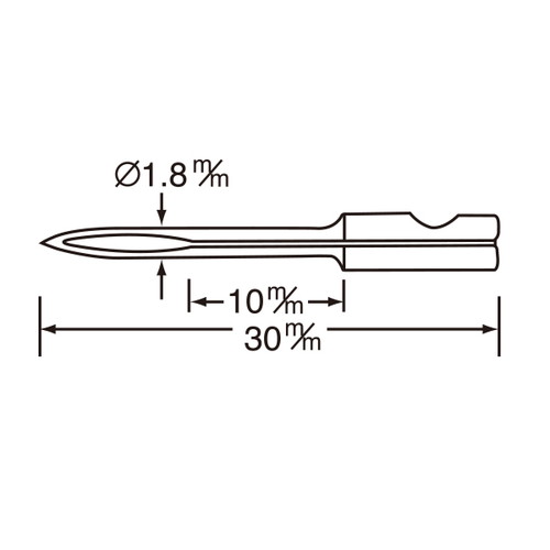 バノック303S用替針N-2(並)履物用，09406***の商品画像