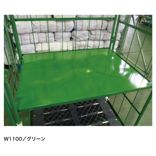 カゴ台車用棚，ベージュ，W1100用，60433-01の商品画像