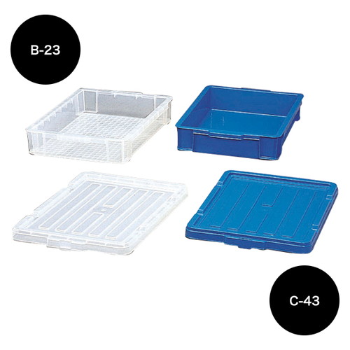 BOXコンテナ用フタ，C-43，クリア，54232CLRの商品画像
