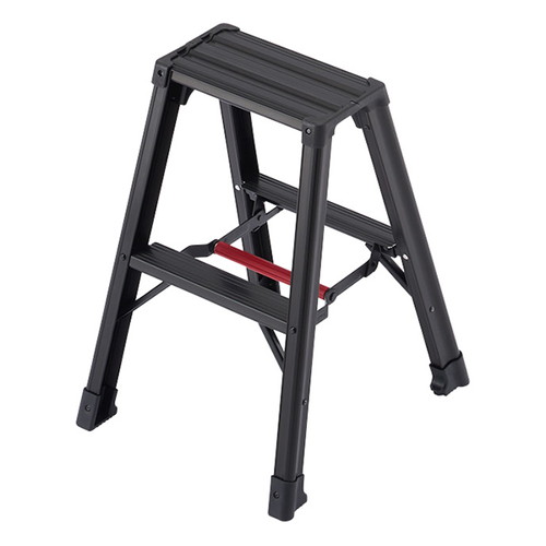 軽量専用脚立，脚軽，黒，2段，H600，60445-01の商品画像