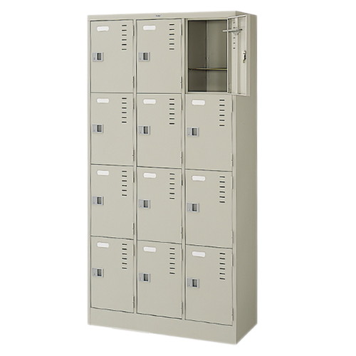 12人用ロッカー3連4号，LK12-AW，52394-AWの商品画像