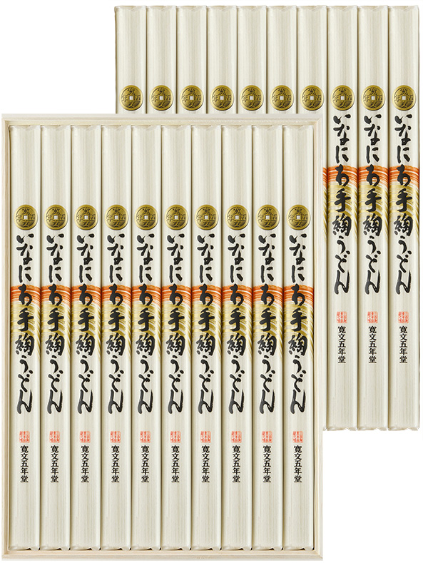 いなにわ手綯うどん｜｜< 100g ×20袋 >｜｜木箱入【 UTR80 】