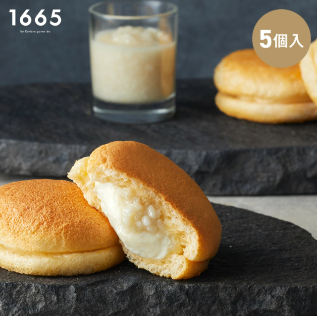 甘酒入りチーズサンド 5個入りセット｜ 生こうじ甘酒クリーム