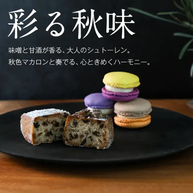 【冷凍】1665 STOLLEN &  MACARON｜｜シュトーレンとマカロン詰合せ 秋仕立て｜｜【 stollen_macaron】