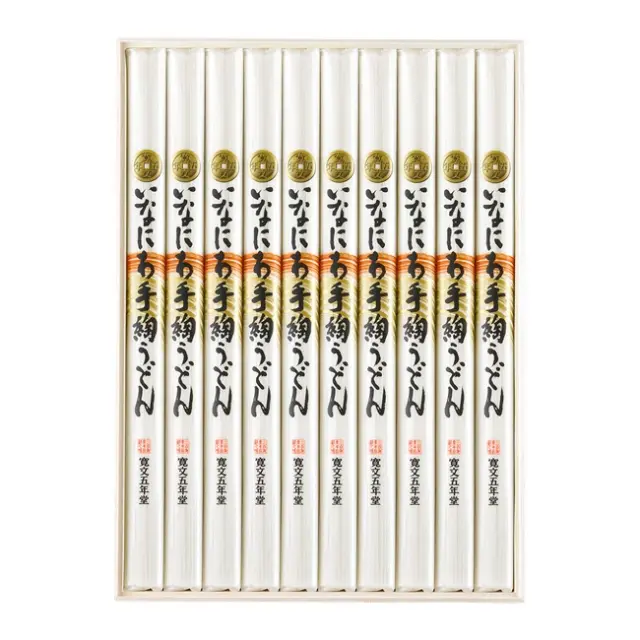 いなにわ手綯うどん｜｜< 100g ×10袋 >｜｜木箱入【 UTR40 】