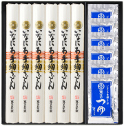 いなにわ手綯うどんつゆ詰め合わせ｜｜< 80g×6袋／寛文のつゆ30ｍｌ×6袋 >｜｜紙箱入【TU30】