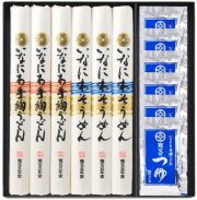 いなにわ手綯うどん／いなにわそうめん／つゆ詰め合わせ｜｜< 80g×3袋／80g×3袋／30ｍｌ×6袋 >｜｜紙箱入【TW30】