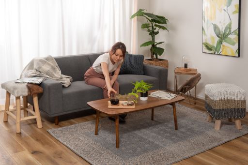 送料都度見積商品】東谷(あずまや) ソファ（本体） アッシュグレー CL