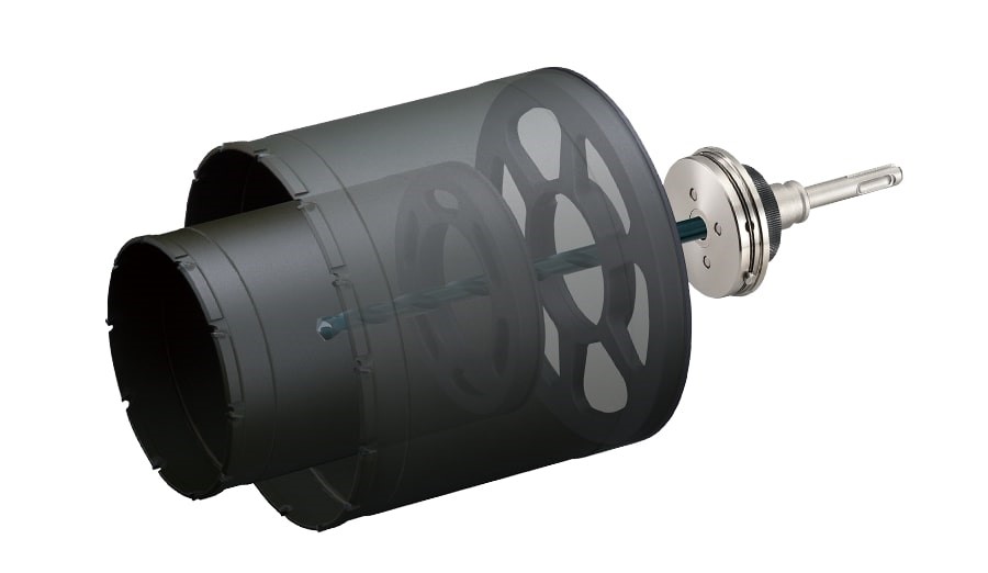 ユニカ 多機能コアドリル UR-KFタイプ 複合材用 (換気扇セット) かんだ！ 