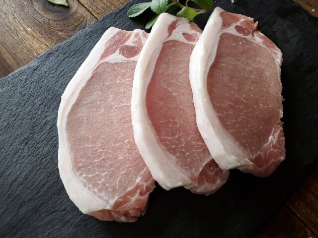 パイナップルポークあぐーのロースステーキセット