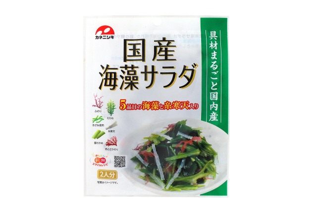 カネニシキ　国産　海藻サラダ4g×10袋