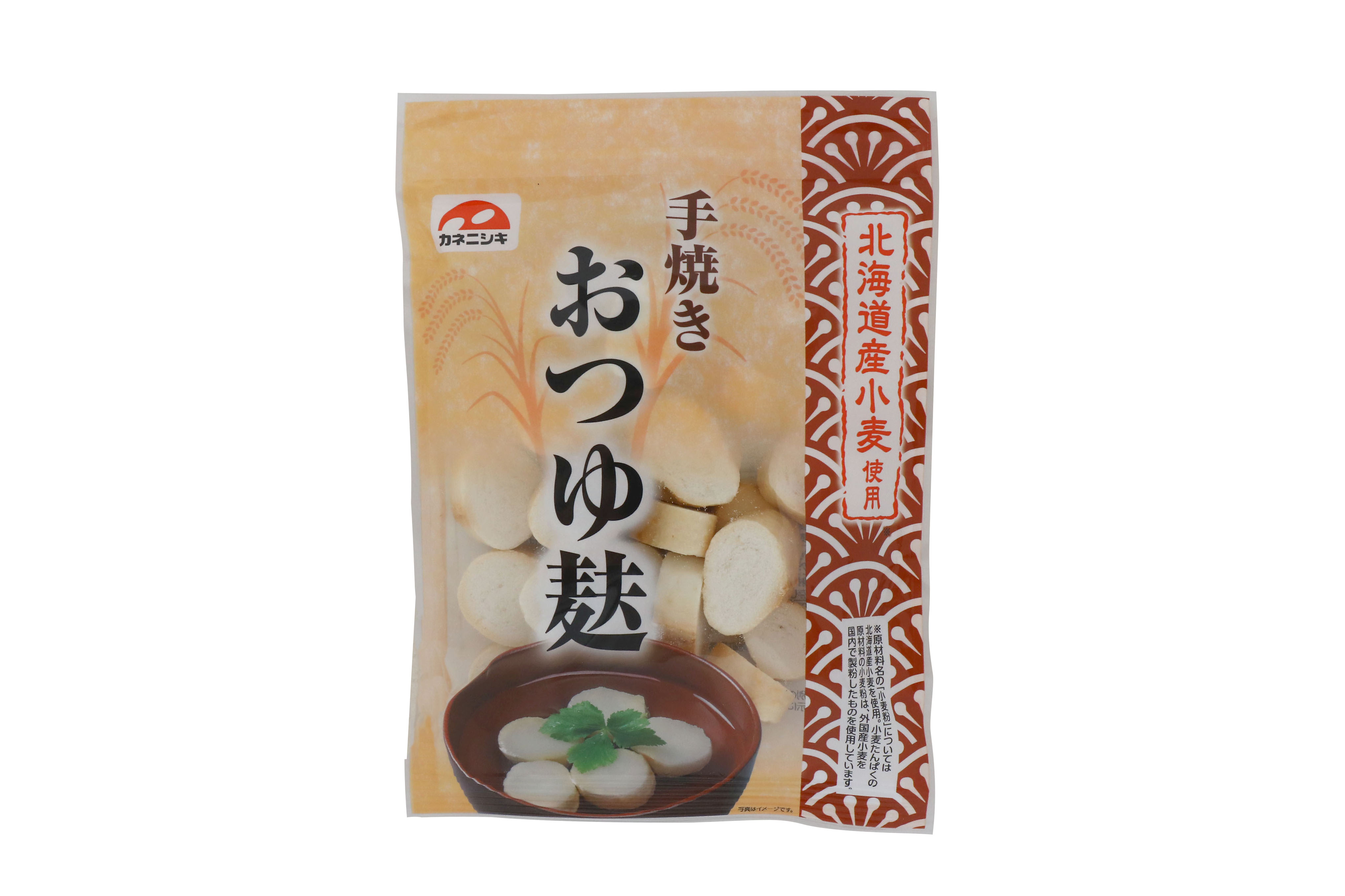 カネニシキ　北海道産小麦使用手焼きおつゆ麩２０g×２０袋