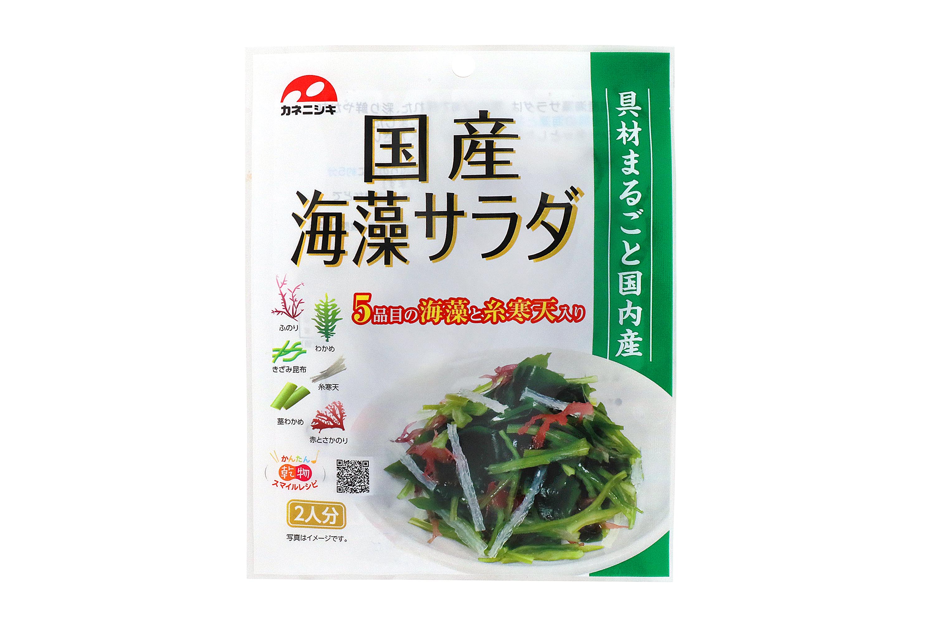 カネニシキ　国産　海藻サラダ4g×10袋