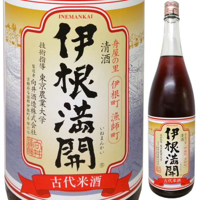 京の春 伊根満開 古代米酒 ★飲食店様限定販売★ 1800ml
