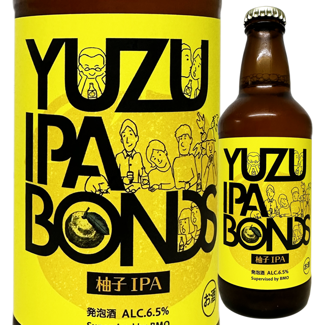 YUZU IPA BONDS ( 伊勢角屋麦酒＆BMO限定コラボ商品 ) 330ml