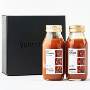 伊勢やさいのトマトジュース（トマト100％、無添加、砂糖食塩不使用）1箱（180ml×2本）
