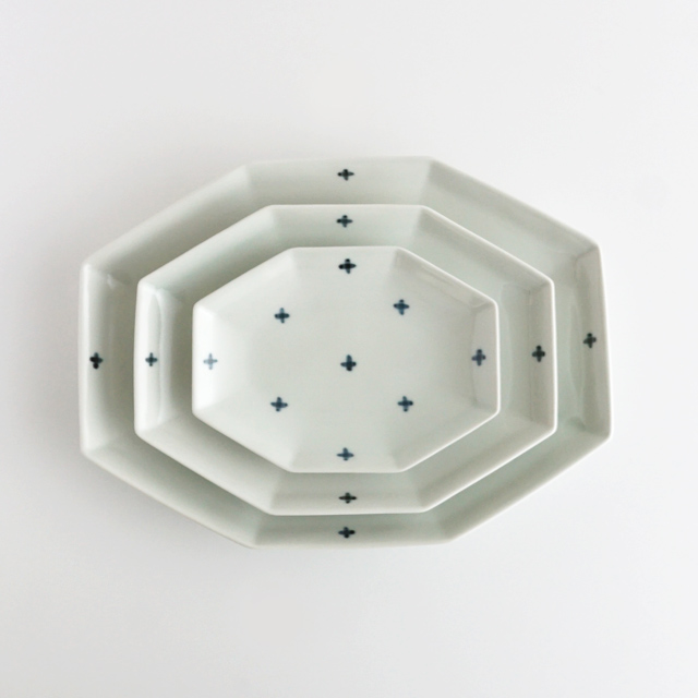 長八角皿 金善製陶所 金善窯 有田焼