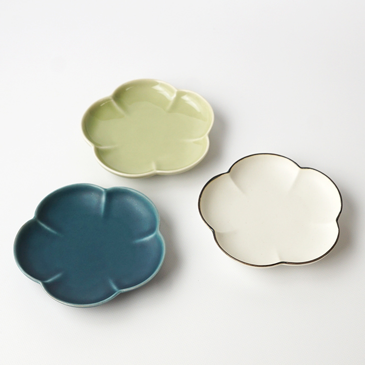 小皿 梅 金善製陶所 金善窯 有田焼