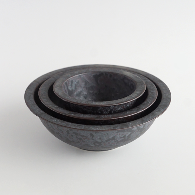 リムボール　黒サビ絞り