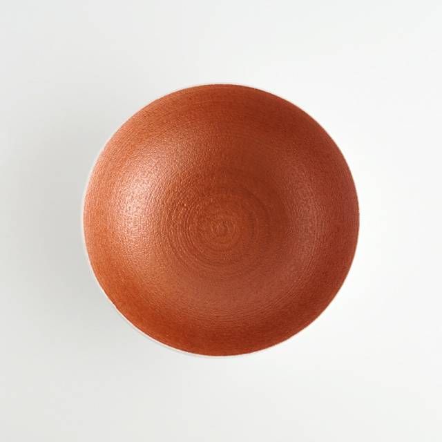 多用鉢　スノー雲赤