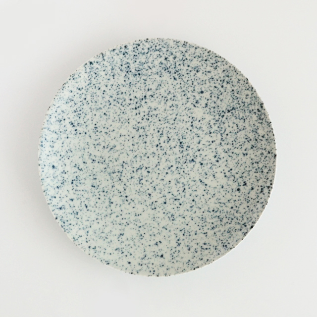 プレーンドゥ22.5cmプレート皿 呉須散