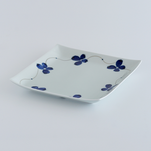 和食器通販　有田焼　窯元　金善窯　角皿　プレート　長角皿　スクエアプレート　スクエア　│株式会社金善製陶所