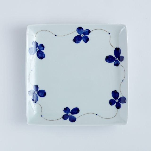 和食器通販　有田焼　窯元　金善窯　角皿　プレート　長角皿　スクエアプレート　スクエア　│株式会社金善製陶所