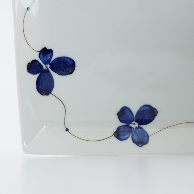 和食器通販　有田焼　窯元　金善窯　角皿　プレート　長角皿　スクエアプレート　スクエア　│株式会社金善製陶所