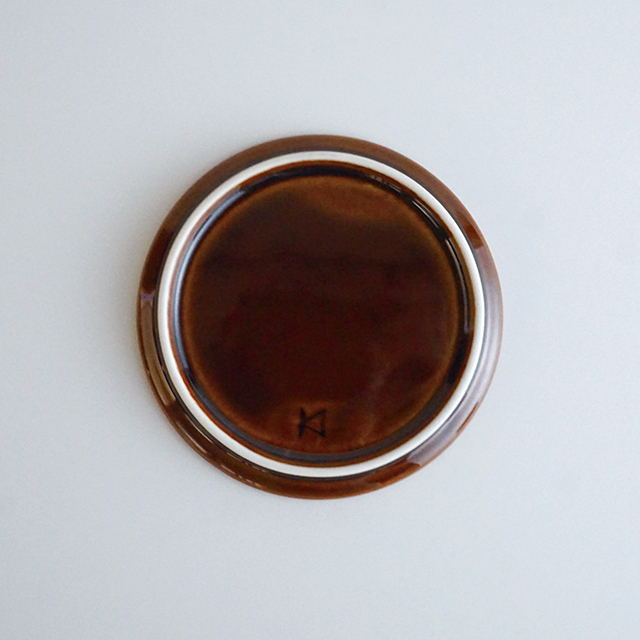 蓋＆ソーサー あめ釉