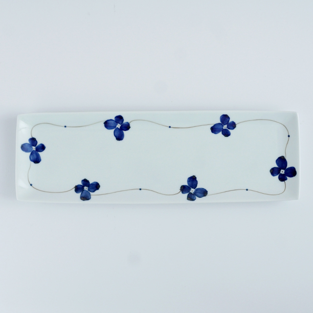 和食器通販　有田焼　窯元　金善窯　角皿　プレート　長角皿　スクエアプレート　スクエア　│株式会社金善製陶所