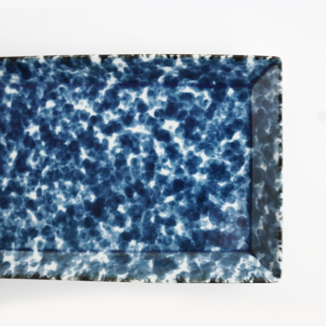 28cmリム長角プレート 金善製陶所 金善窯