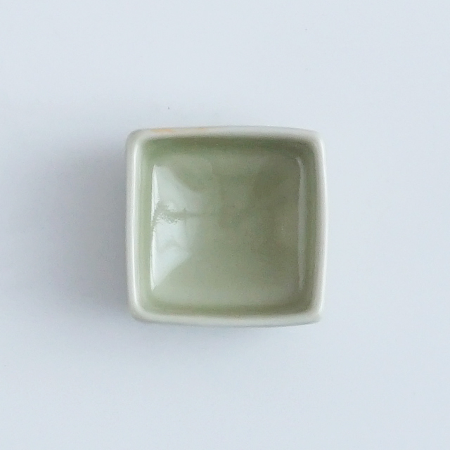 角プチ皿 天龍青磁